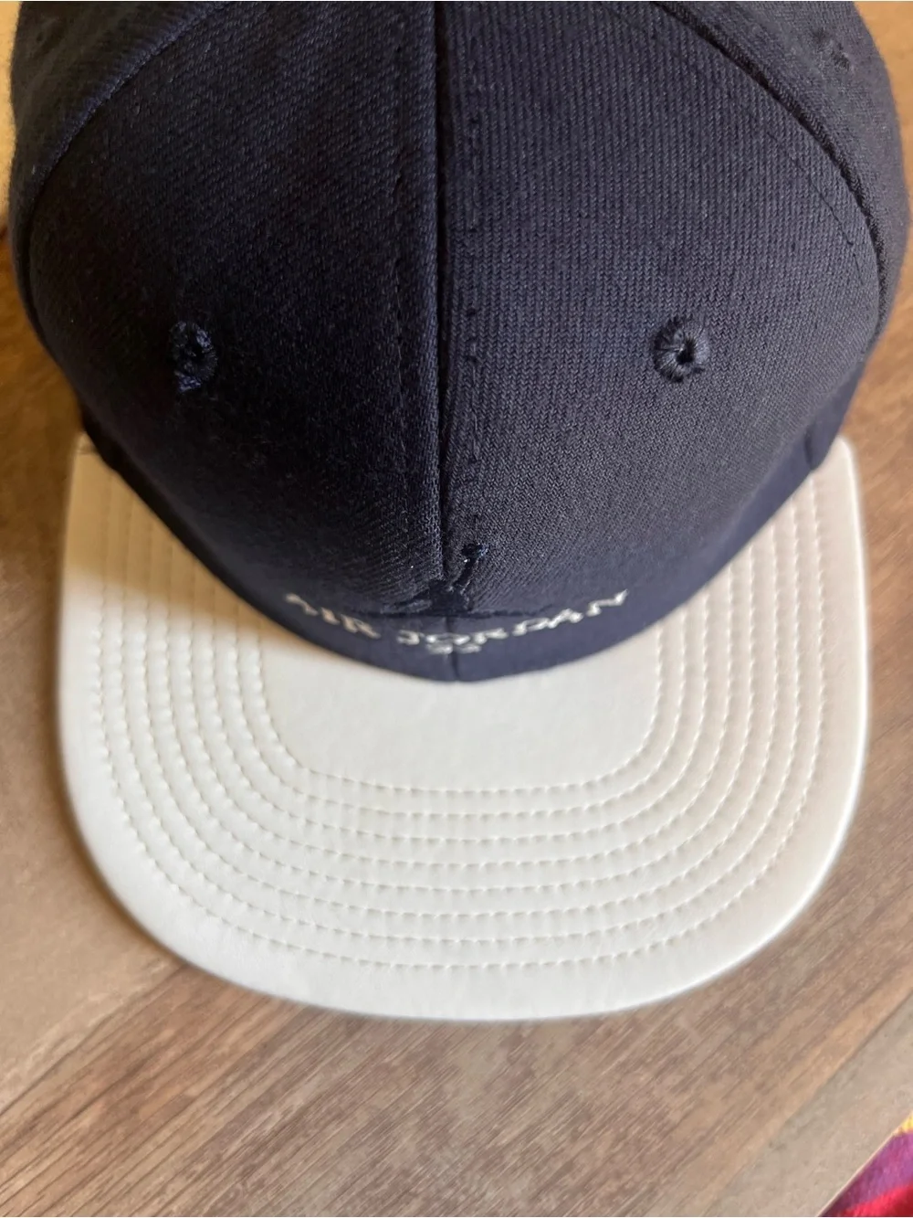 Air Jordan Navy and White Youth SnapBack Cap with White Jumpman Logos
